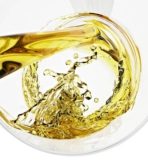 Food And Drink Art Print featuring the photograph Beer Swirling Into Glass by Jack Andersen