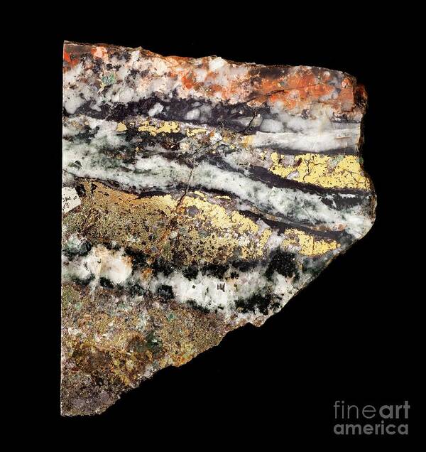 Geology Art Print featuring the photograph Copper Ore by Natural History Museum, London/science Photo Library