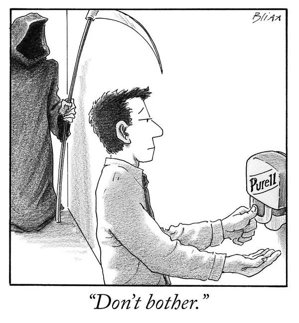 don't Bother Art Print featuring the drawing Don't Bother by Harry Bliss