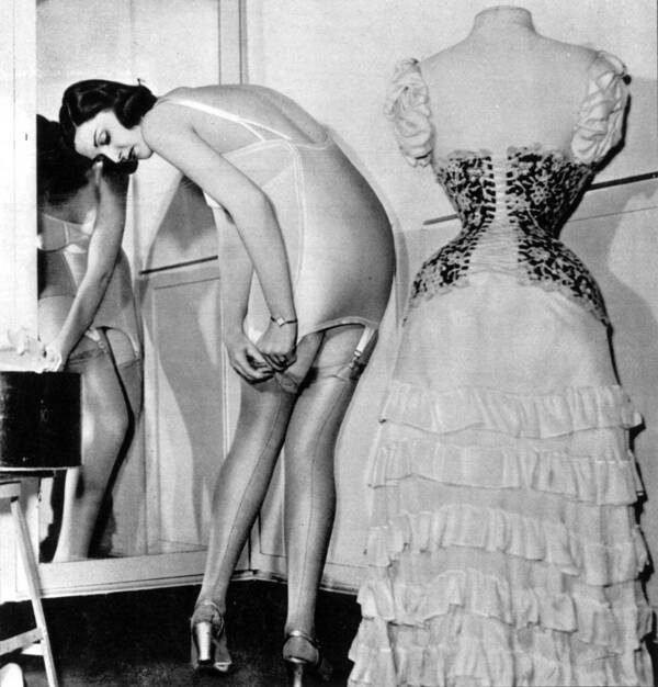 1930-1939 Art Print featuring the photograph Getting Dressed by Kurt Hutton