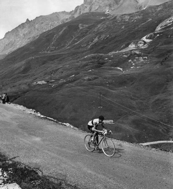 People Art Print featuring the photograph Krebs In Tour De France by Bert Hardy
