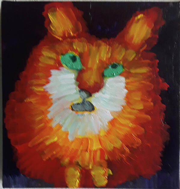 Pets Art Print featuring the painting Lollipop by Gabby Tary