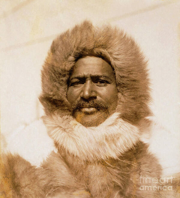Portraits Art Print featuring the photograph Matthew Henson by Library Of Congress/science Photo Library