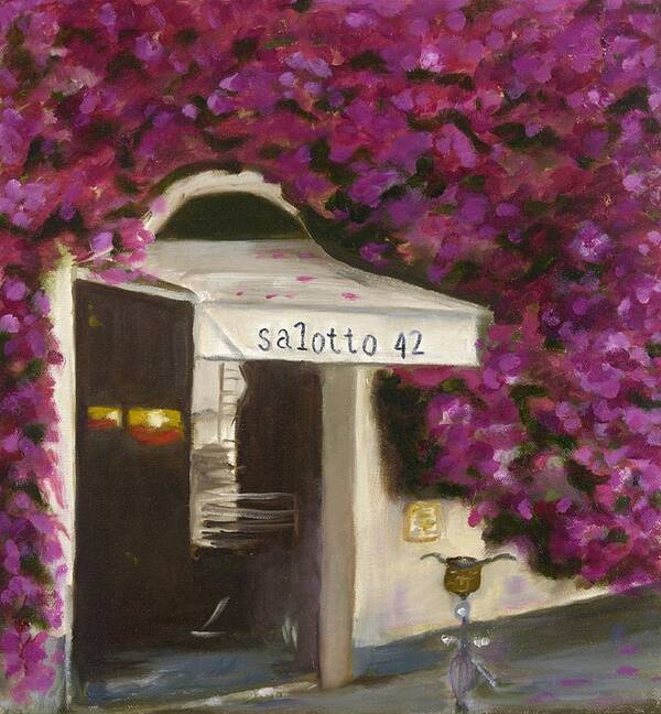 Rome Art Print featuring the painting Salotto 42 by Juliette Becker