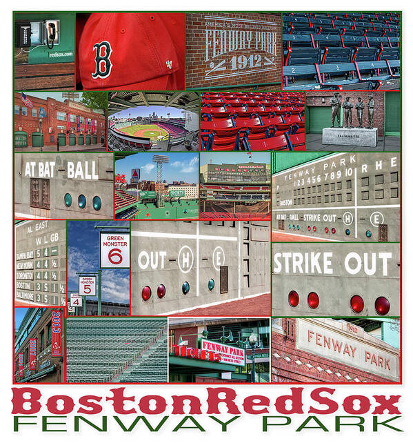 Boston Red Sox Art Print featuring the photograph Boston Red Sox Fenway Park by Susan Candelario