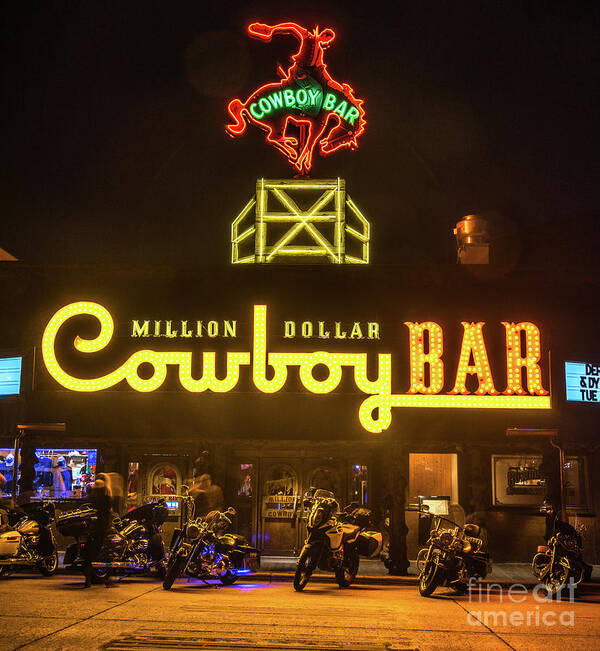 Tetons Art Print featuring the photograph Million Dollar Cowboy Bar by Paul Quinn