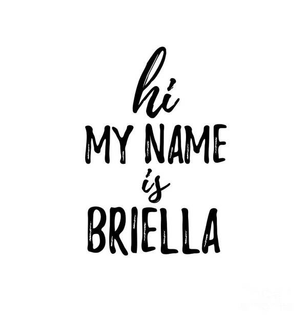 Briella Name Wall Artbible Meaningisaiah (Download Now) 