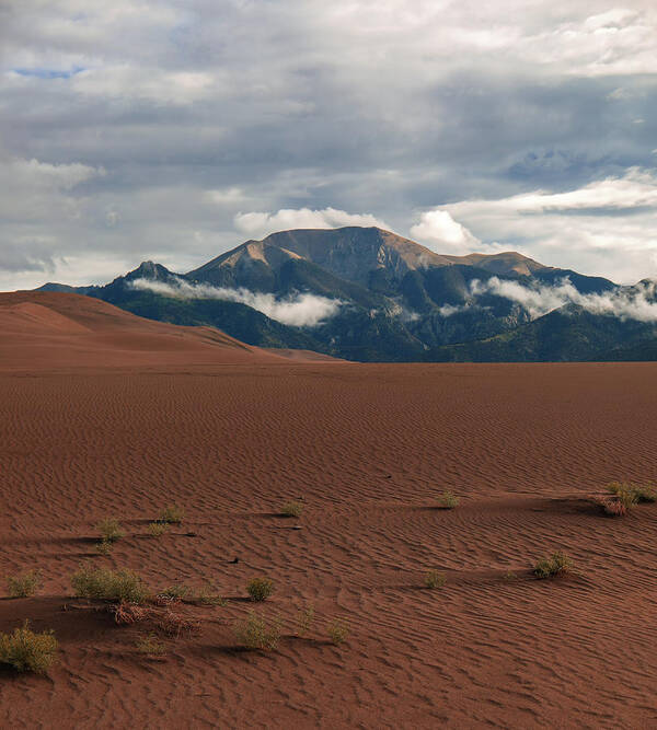 Mountain Art Print featuring the photograph Magic Sand Dune Mountains by Go and Flow Photos