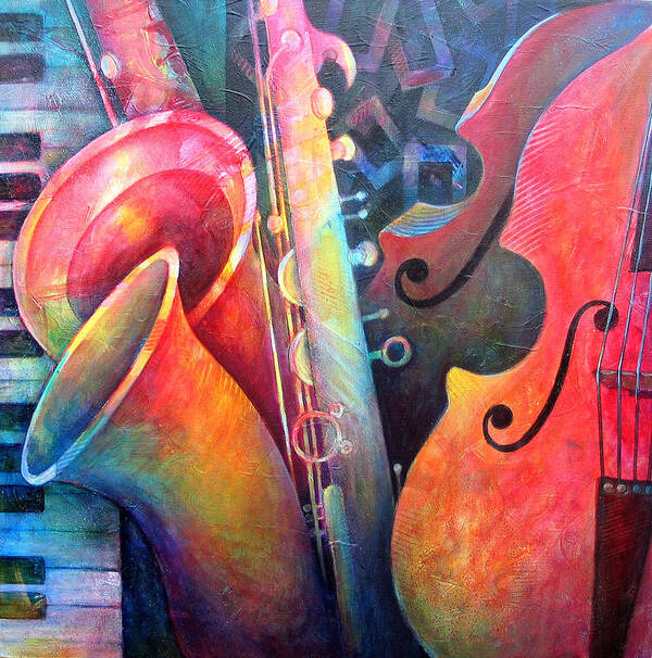 Jazz Art Print By Susanne Clark