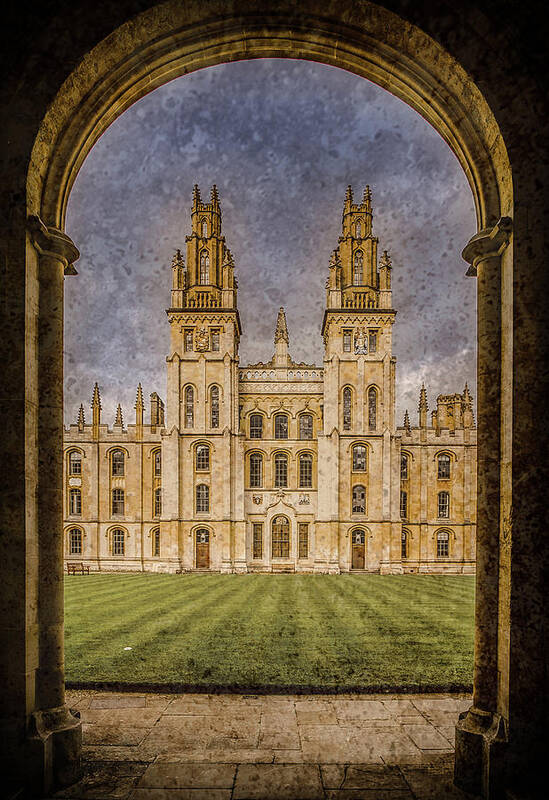 All Souls College Art Print featuring the photograph Oxford, England - All Soul's by Mark Forte