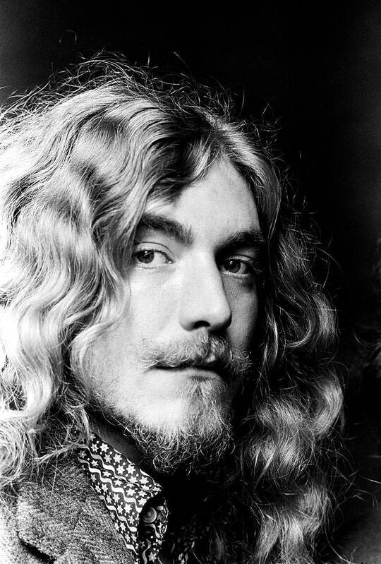 Led Zeppelin Art Print featuring the photograph Robert Plant Led Zeppelin 1971 #1 by Chris Walter