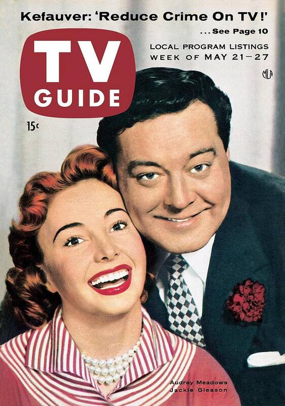 1950s Tv Art Print featuring the photograph TV Guide TVGC001 H5155 by TV Guide Everett Collection