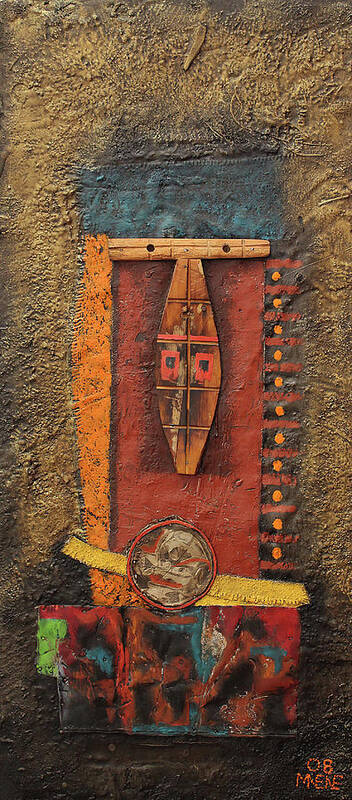 African Art Art Print featuring the painting All Systems Go by Michael Nene