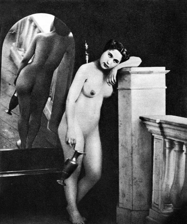 1850 Art Print featuring the photograph NUDE POSING, c1850 #3 by Granger
