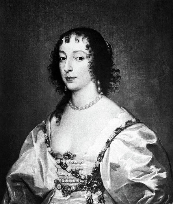 Anthony Art Print featuring the painting Henrietta Maria (1609-1669) by Granger