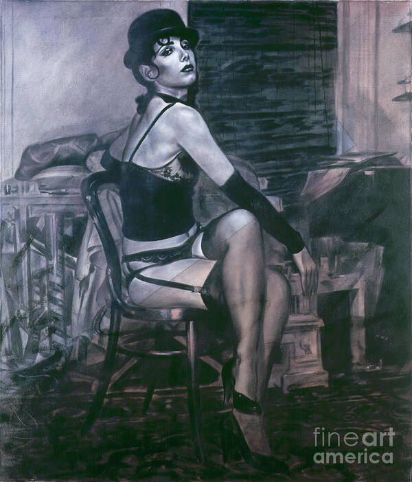 Cabaret Art Print featuring the painting Portrait of a Night Infatuation by Ritchard Rodriguez