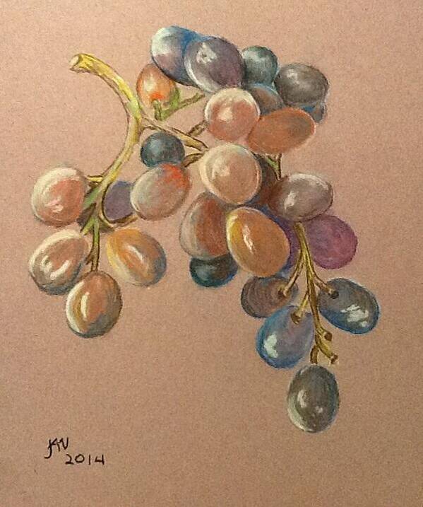 Wine Art Print featuring the painting Vino by Janice Curry