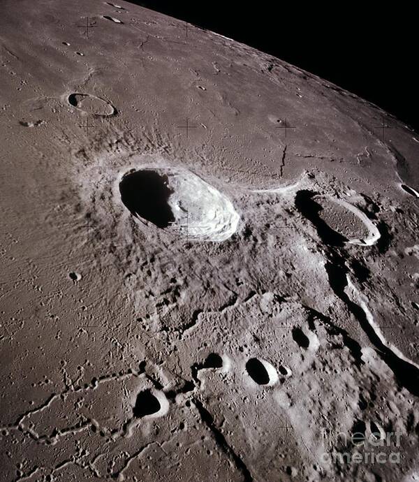 1971 Art Print featuring the photograph Lunar Surface by NASA Science Source