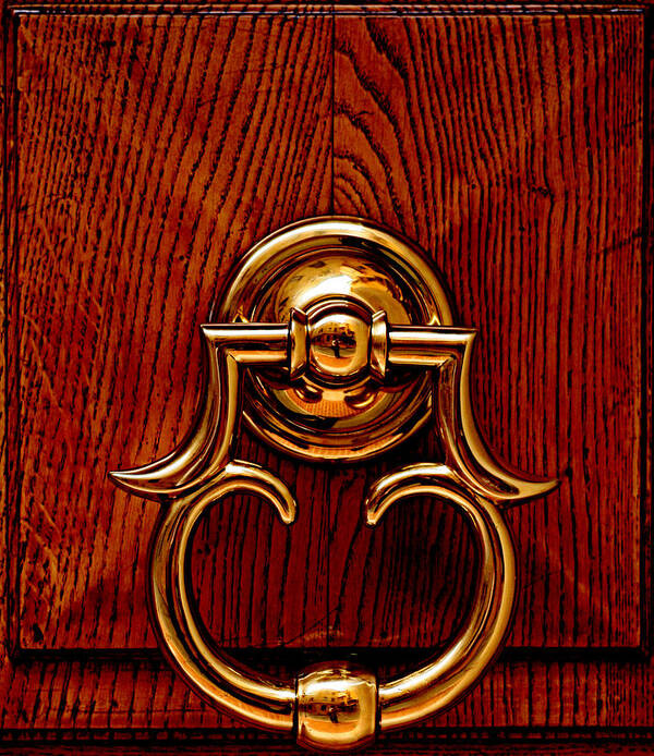 Door Knocker Art Print featuring the photograph Door Knocker by Greg Sharpe