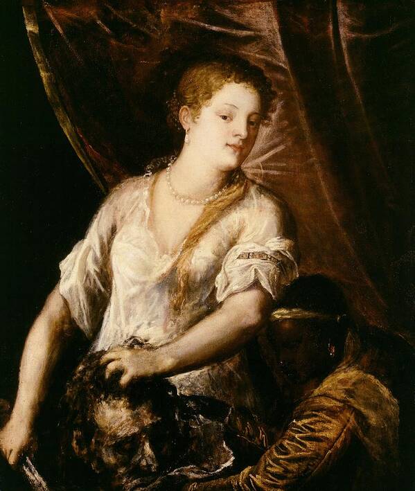 Judith Art Print featuring the painting Judith with the Head of Holofernes by Tiziano Vecellio Titian