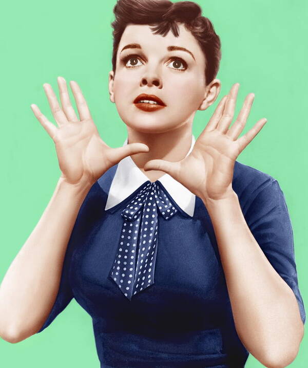 1950s Portraits Art Print featuring the photograph A Star Is Born, Judy Garland, 1954 #1 by Everett
