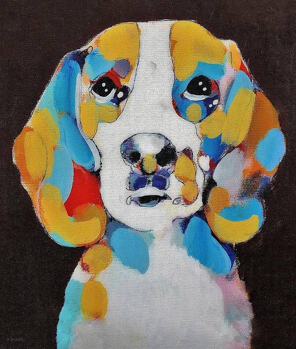Beagle Art Print featuring the photograph Beagle by Rob Hans