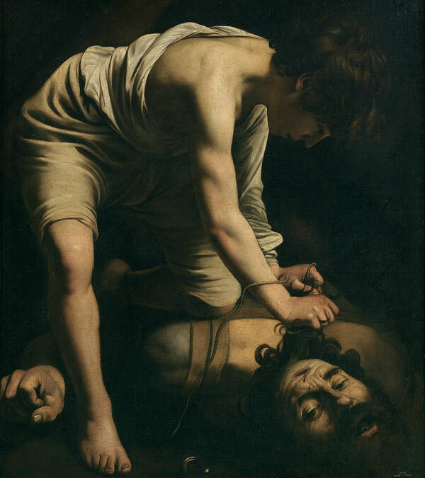Caravaggio Fine Art Poster Print David and Goliath II 