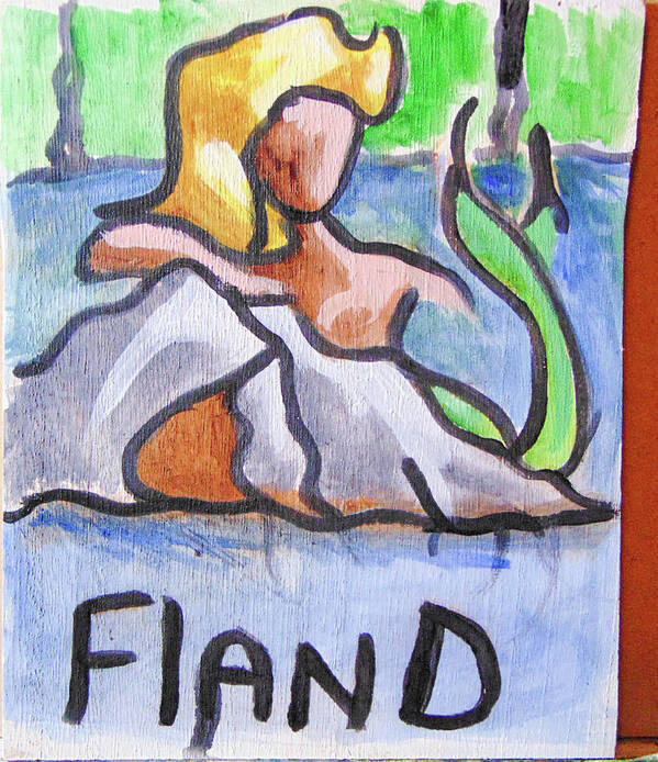 Art Art Print featuring the painting Fland by Loretta Nash