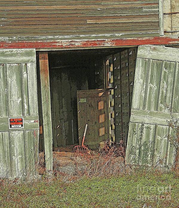 Barn Art Print featuring the photograph Hey Day by Julie Lueders 