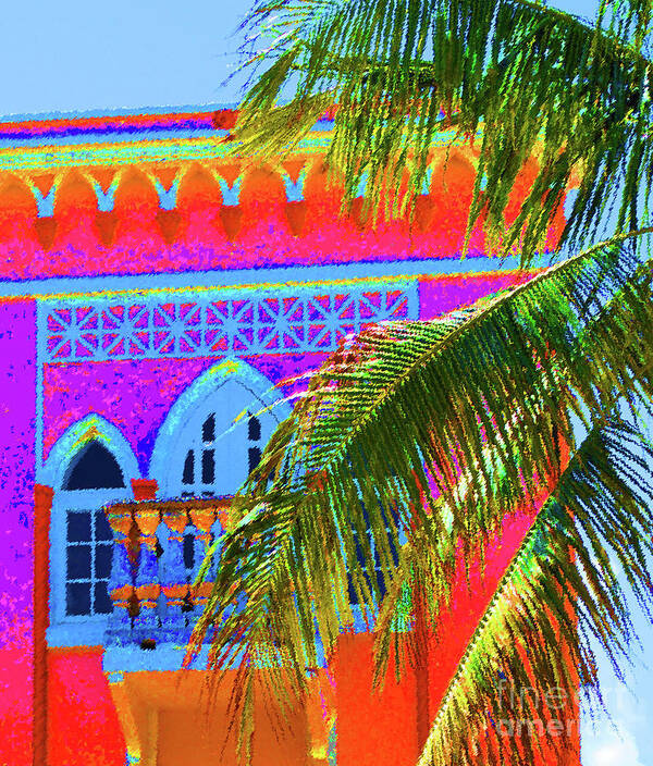 Miami Beach Art Print featuring the photograph Moorish Deco by Jost Houk