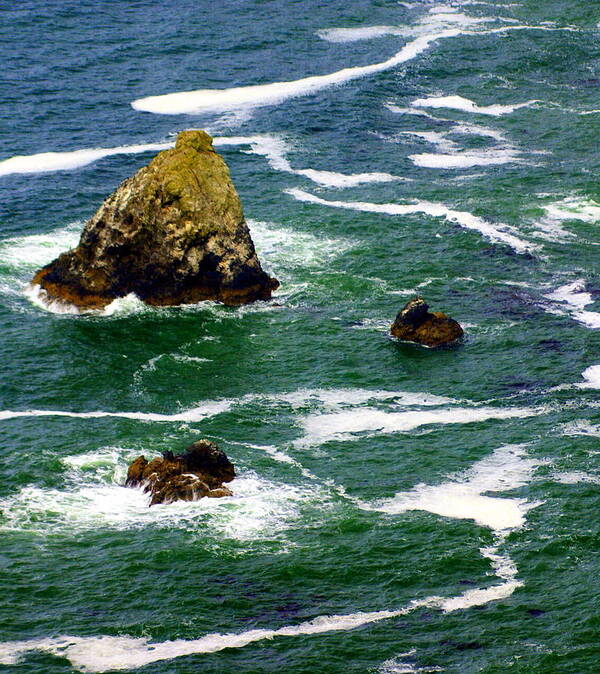 Ocean Art Print featuring the photograph Ocean Rock by Marty Koch