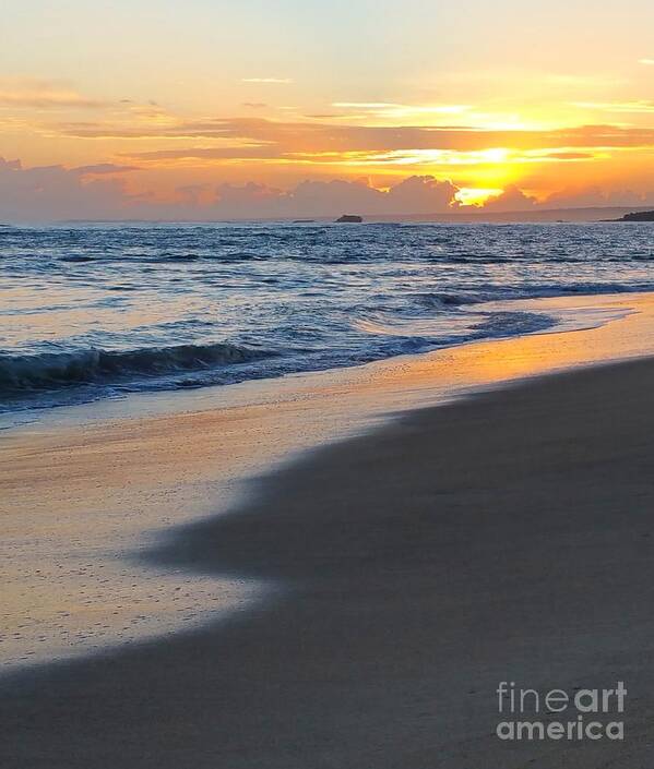 Sea Art Print featuring the photograph Photo 19 Ocean Sunset by Lucie Dumas