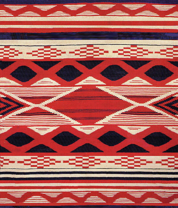 Southwest Tribal Decor Art Print featuring the digital art Southwest Tribal Design by Vagabond Folk Art - Virginia Vivier