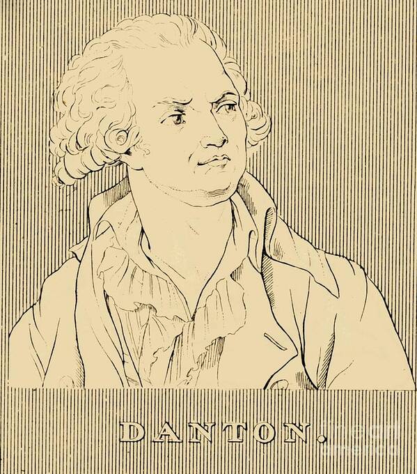 Engraving Art Print featuring the drawing Danton by Print Collector