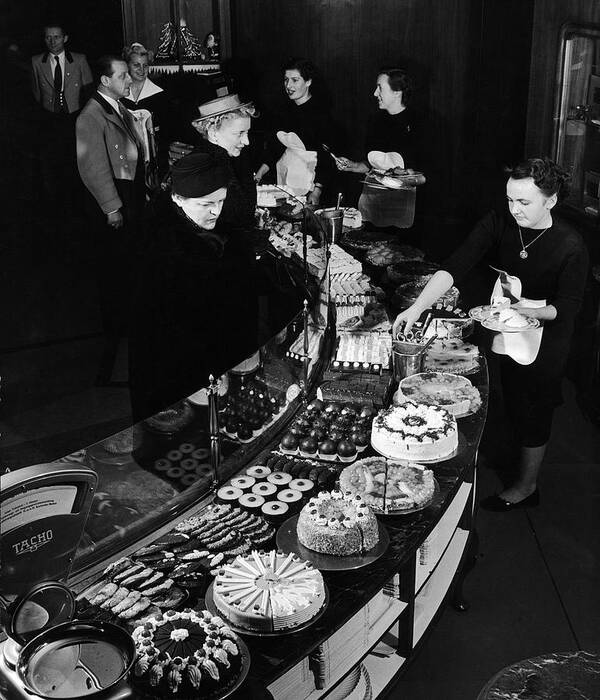 Cake Art Print featuring the photograph Dessert Buffet by Ralph Crane