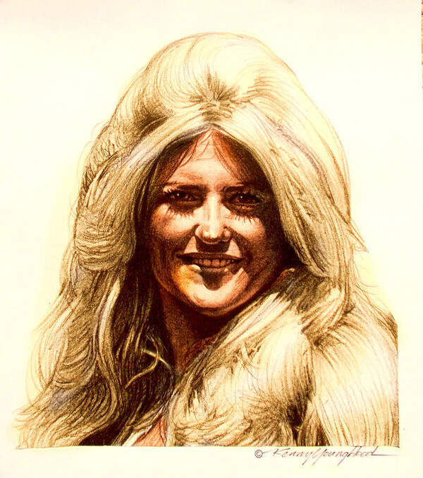 Blonde Art Print featuring the photograph Linda by Kenny Youngblood