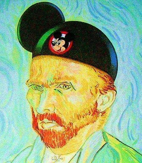 Vincent Van Gogh Art Print featuring the photograph Mickey Van Gogh by Rob Hans