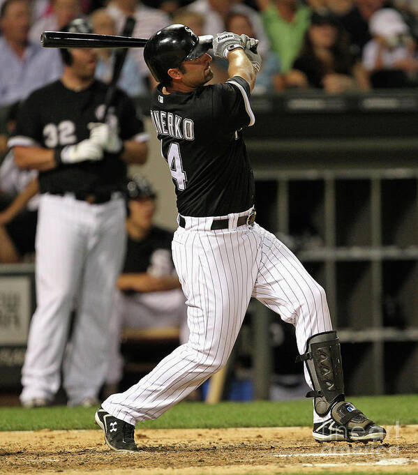 American League Baseball Art Print featuring the photograph Paul Konerko #10 by Jonathan Daniel