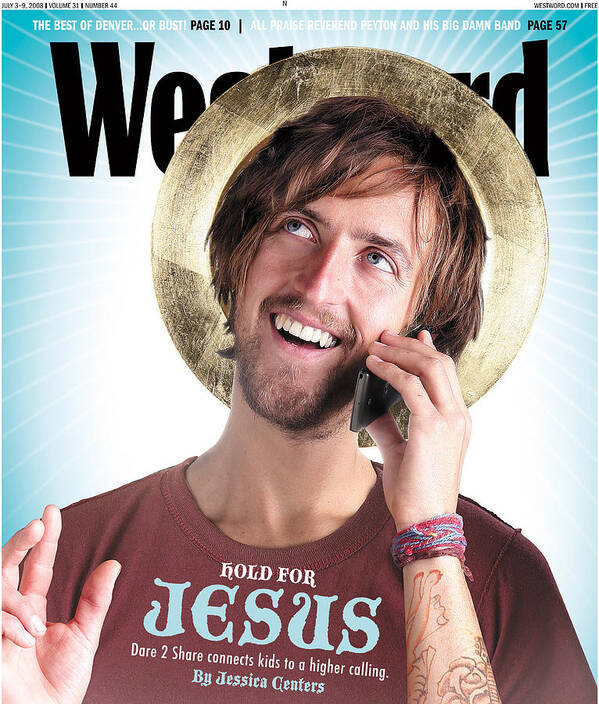 2008 Art Print featuring the digital art Hold For Jesus by Westword