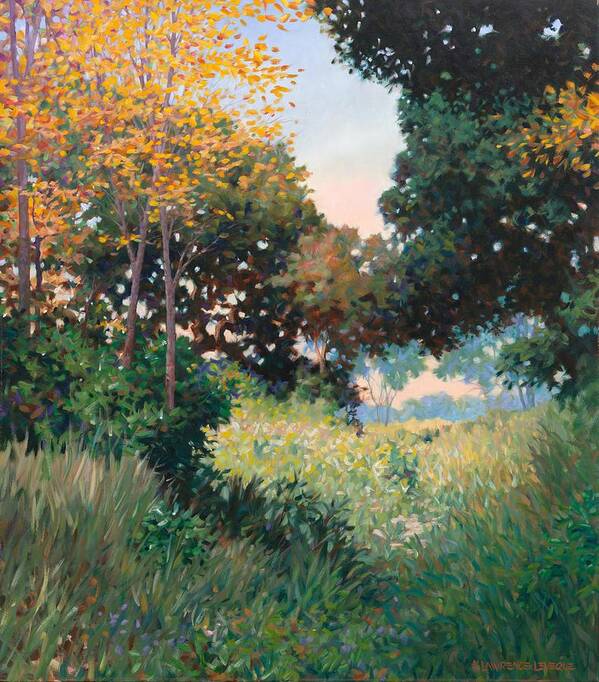 Landscape Art Print featuring the painting Meadow - Legacy Collection by Kevin Leveque