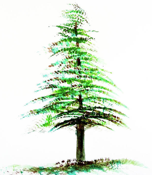 Tree Art Print featuring the painting Tree by Faa shie