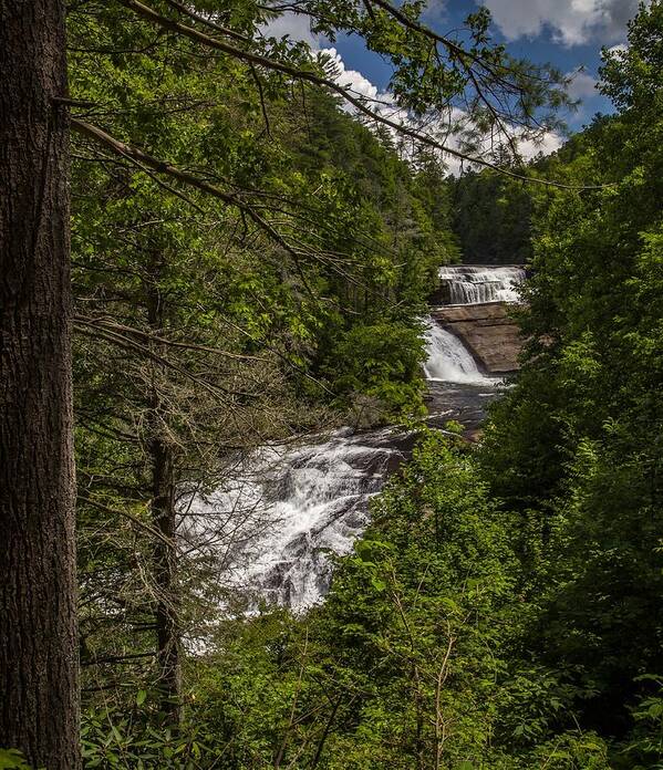 Vertical Art Print featuring the photograph Triple Falls by Kevin Craft