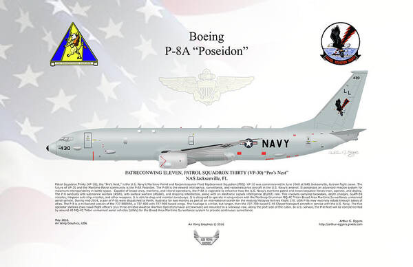 Boeing P 8a Poseidon Art Print