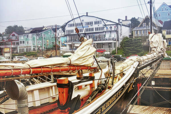 Foggy Art Print featuring the photograph Foggy Day In Lunenburg by Tatiana Travelways