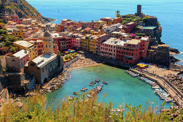 View of Vernazza from Trail towards Monterosso By Aashish Vaidya