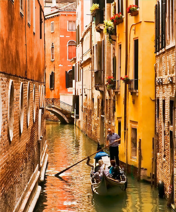 Venice Art Print featuring the photograph Venice Passage by Mick Burkey