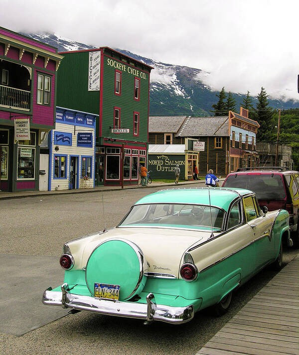 Ford Art Print featuring the photograph Vicky in Skagway by Jim Mathis