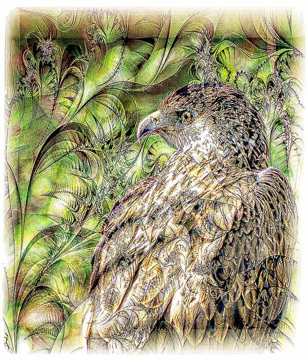 Classic Art Print featuring the photograph The Hawk by Stoney Lawrentz