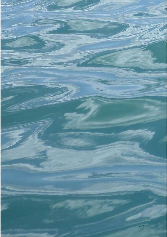 Multi Panel Art Print featuring the photograph Colored Wave Natural Panel One by Stephen Jorgensen
