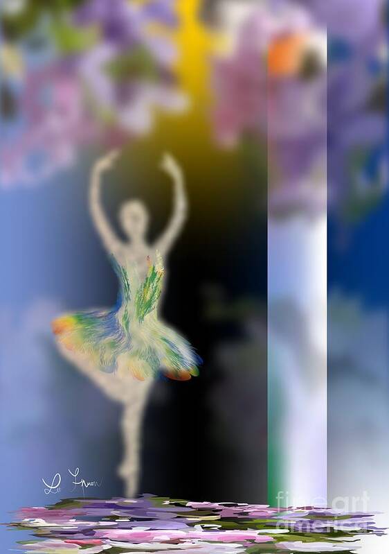 Spring Art Print featuring the digital art Dance Of Spring by Leo Symon